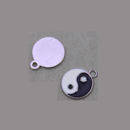 6-Piece Couple Jewelry Set - Yin and Yang Broken Necklace Pendants for Best Friends, Handmade Friendship Gift