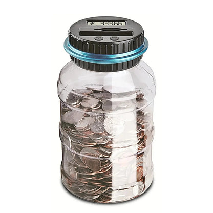 Electronic Piggy Bank with Digital LCD Counter – Coin Money Saving Box