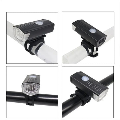 USB Rechargeable Bike Light Set – Front Light & Taillight with Easy Installation
