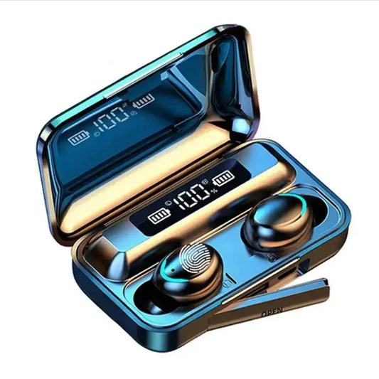 F9 Wireless Earbuds with 1200mAh Charging Case and Digital Display