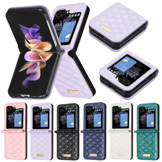 Galaxy Z Flip 5 Leather Wallet Case