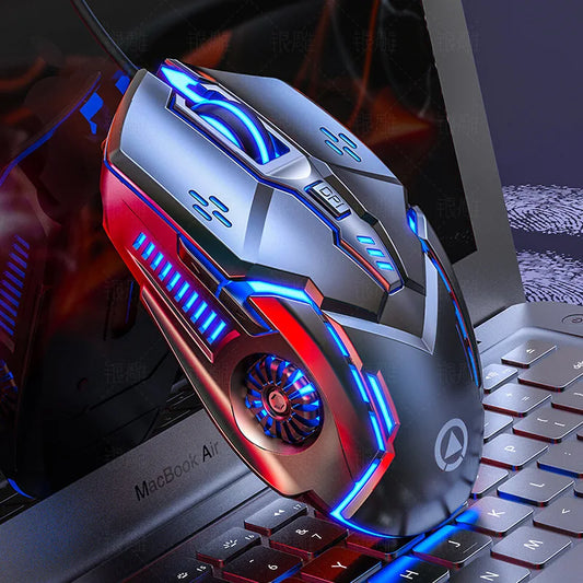 RGB Wired Gaming Mouse – 3200 DPI, 6 Buttons, LED Backlit