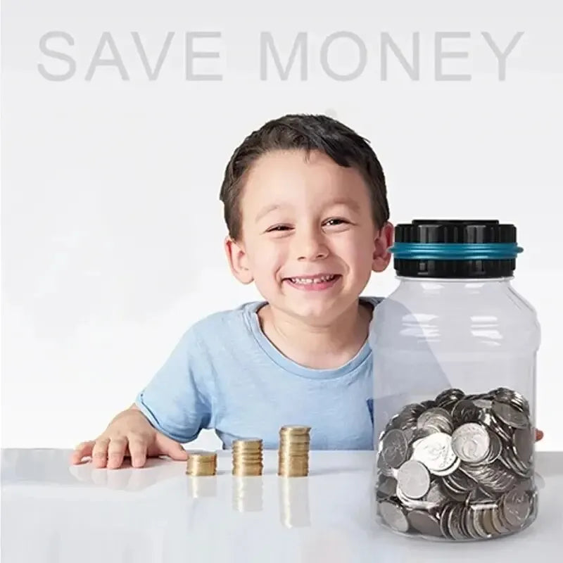 Electronic Piggy Bank with Digital LCD Counter – Coin Money Saving Box