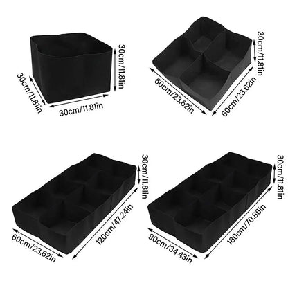 Rectangular Garden Planting Bag – Multi-Grid Felt Grow Bag for Vegetables, Flowers, and Herbs