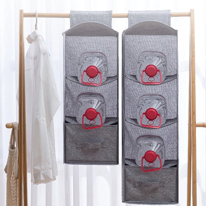 3/4/5 Layer Hanging Closet Organizer – Portable Wardrobe Storage Bag with Interlayer Drawers