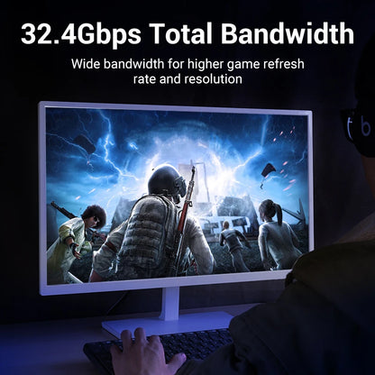 Vention DisplayPort 1.4 Cable – 8K 60Hz, 4K HDR, 165Hz Audio & Video Cable